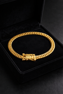 Pulseira Grumet 5mm banhada a ouro 18K