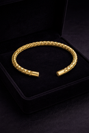 Bracelete Trançado banhado a ouro 18K