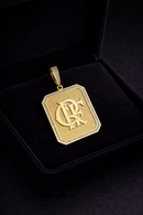Pingente Flamengo Cravejado G banhado a ouro 18K