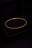 Pulseira Elo Alongado 2mm banhada no ouro 18K