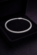 Pulseira Peruana 3mm / Prata 925